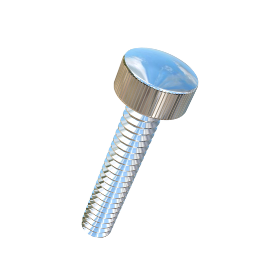 Titanium #10-24 X 1 UNC Knurled Allied Titanium Thumb Screw