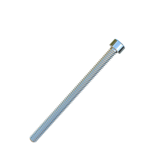 Titanium #10-24 X 2-3/4 inch UNC Socket Head Allied Titanium Machine Screw with 3A Threads