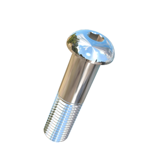 Titanium 1-8 X 4 UNC Button Head Socket Drive Allied Titanium Cap Screw