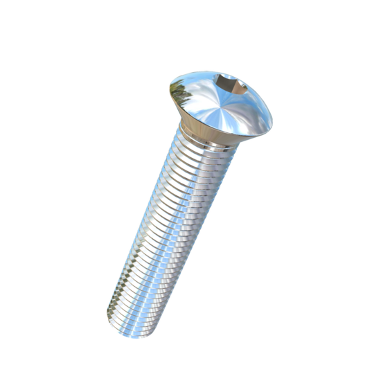 Titanium 1-8 X 5 UNC Oval Head, Socket Drive,  Allied Titanium Machine Screw