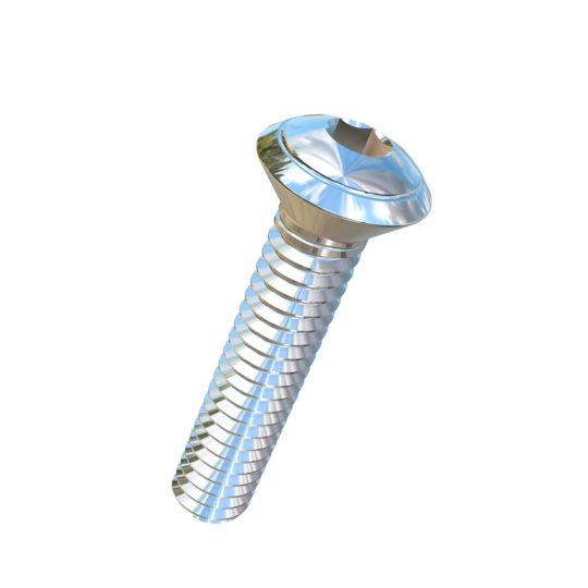 Titanium 1/4-20 X 1-1/4 UNC Oval Head Socket Drive Allied Titanium Machine Screw