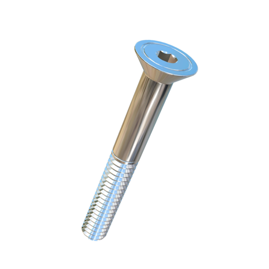 Titanium 1/4-20 X 2 UNC Flat Head Socket Drive Allied Titanium Cap Screw