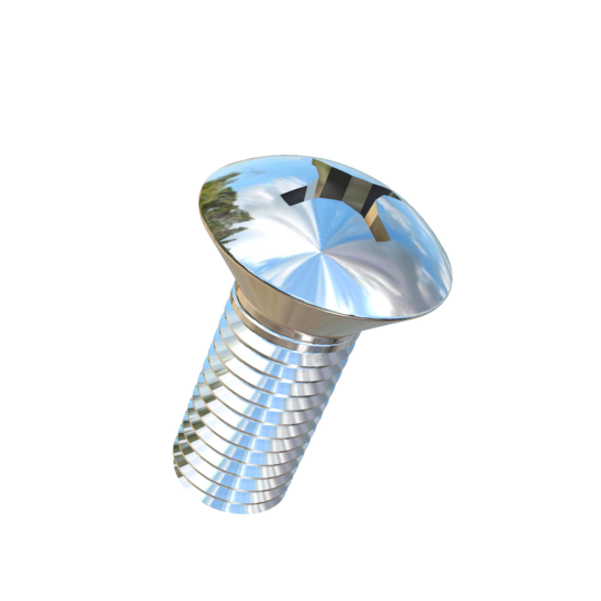 Titanium 1/4-28 X 5/8 UNF Oval Head, Phillips Drive, Allied Titanium Machine Screw