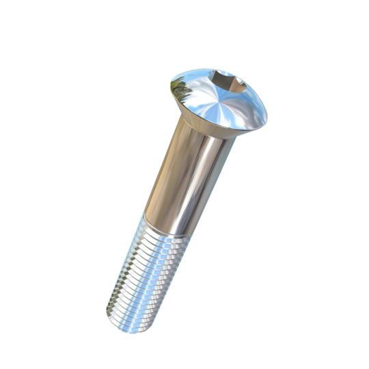 Titanium 3/4-10 X 4 UNC Oval Head, Socket Drive,  Allied Titanium Cap Screw