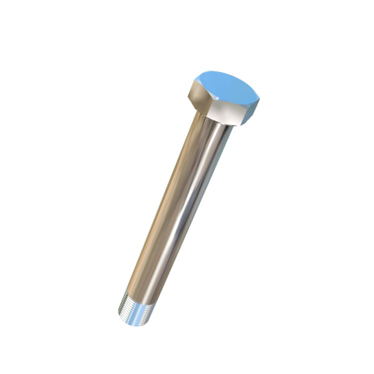 Titanium 3/4-16 X 5-3/4 inch UNF Allied Titanium Hex Head Bolt (No Dimple) with 5 inch grab length and 3/4 inch of threads