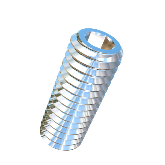 Titanium 3/8-16 X 1 inch UNC Allied Titanium Set Screw, Socket Drive with Flat Point