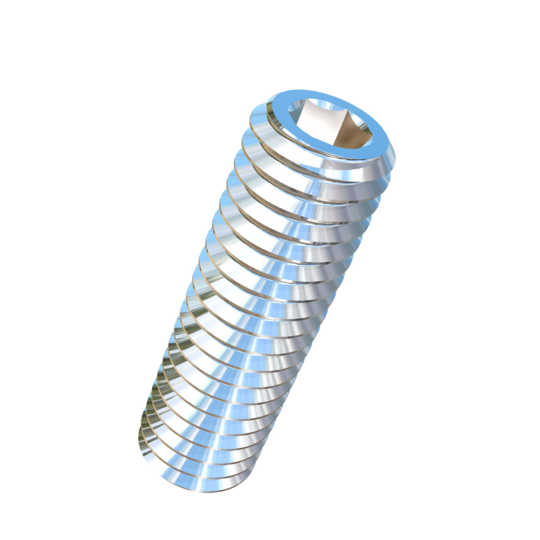 Titanium 3/8-16 X 1-1/4 inch UNC Allied Titanium Set Screw, Socket Drive with Flat Point