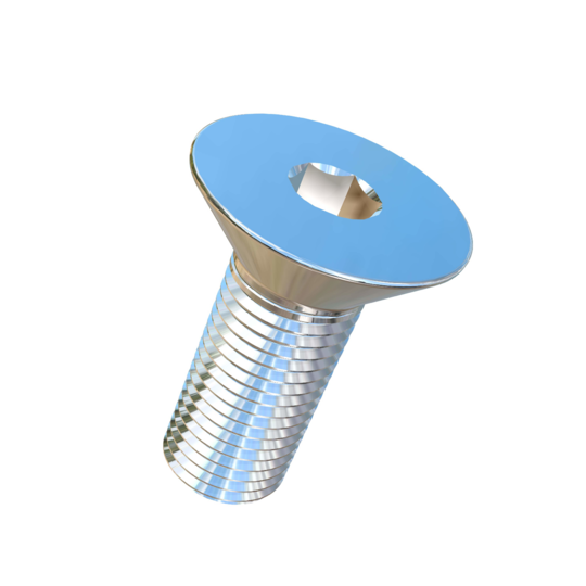 Titanium 3/8-24 X 1 UNF Flat Head, Socket Drive,  Allied Titanium Machine Screw