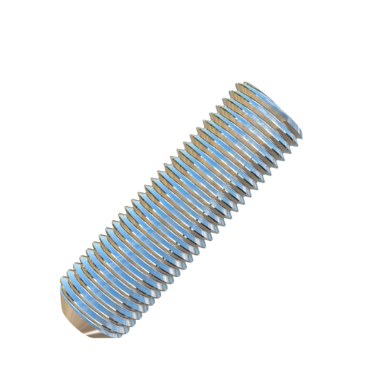 Titanium 3/8-24 X 1-1/4 inch UNF Allied Titanium Set Screw, Socket Drive with Cup Point