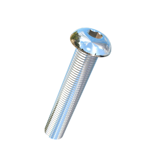 Titanium 3/8-24 X 2 UNF Button Head Socket Drive  Allied Titanium Machine Screw