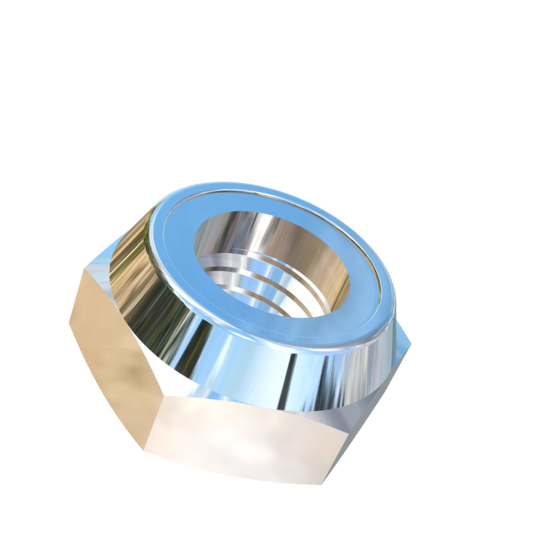 Titanium 5/16-24 UNF Allied Titanium Hex Nylock Nut, Low Profile