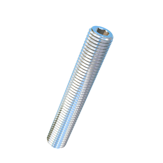 Titanium 5/16-24 X 2 inch UNF Allied Titanium Set Screw, Socket Drive with Cup Point