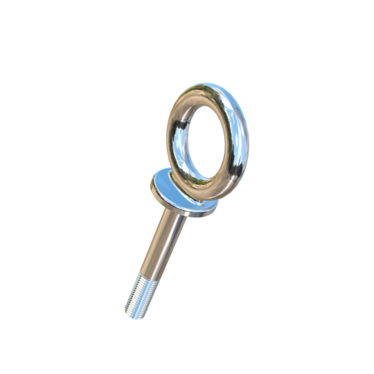 Titanium 5/16-24 X 2-1/4 inch UNF Allied Titanium Flanged Eye Bolt