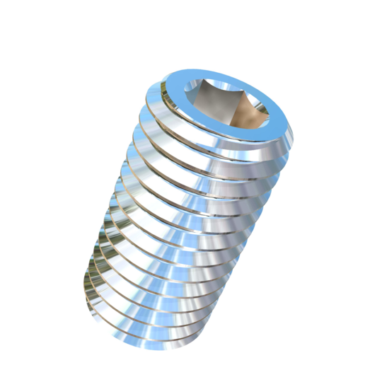 Titanium 5/8-11 X 1-1/4 inch UNC Allied Titanium Set Screw, Socket Drive with Flat Point