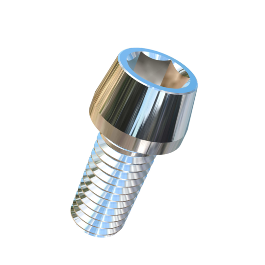 Titanium 7/16-14 X 1 UNC Allied Titanium Taper Head Socket Drive Machine Screw