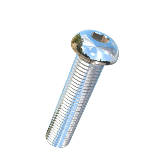 Titanium 7/8-9 X 3-3/4 UNC Button Head Socket Drive Allied Titanium Machine Screw