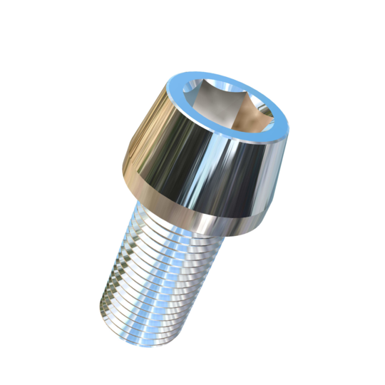 Titanium M10-1 Pitch X 20mm Allied Titanium Taper Head Socket Drive Machine Screw