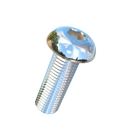 Titanium M10-1.25 Pitch X 30mm Button Head Socket Drive Allied Titanium Machine Screw