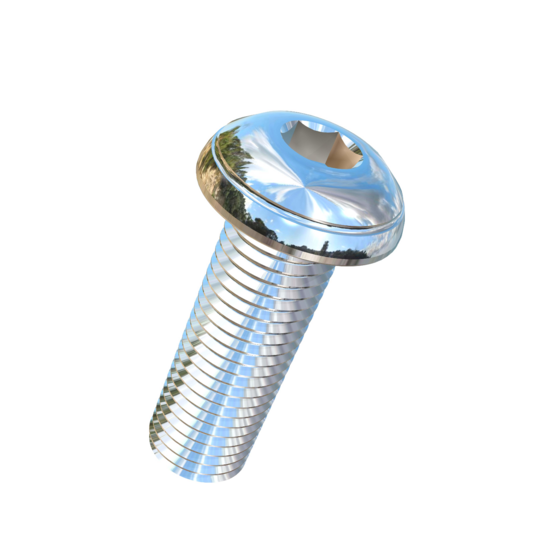 Titanium M10-1.25 Pitch X 30mm Button Head Socket Drive Allied Titanium Machine Screw