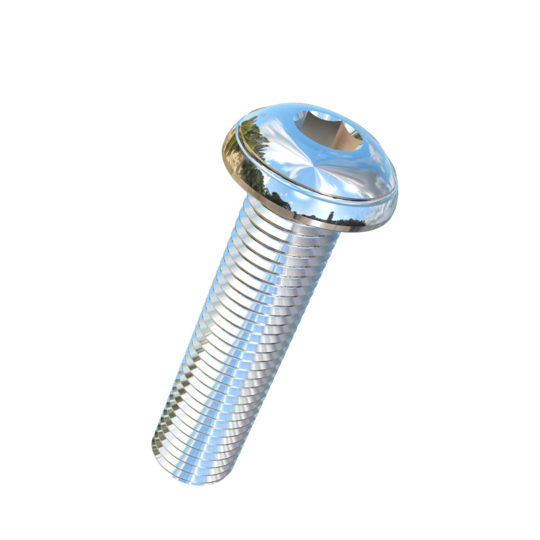 Titanium M10-1.25 Pitch X 40mm Button Head Socket Drive Allied Titanium Machine Screw