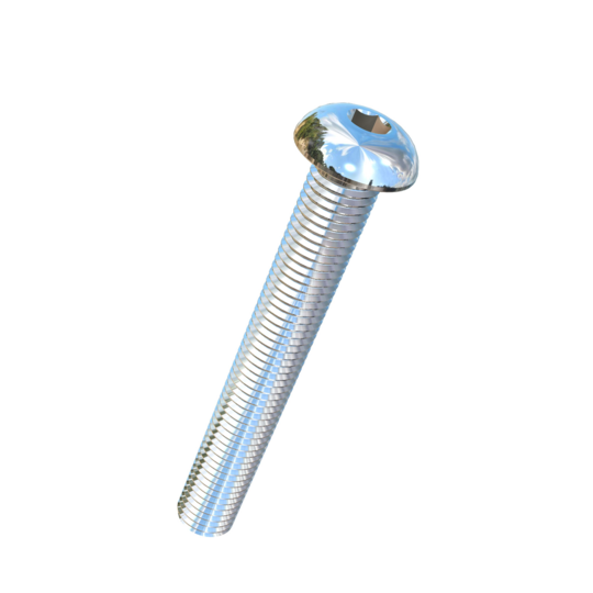 Titanium M11-1.5 Pitch X 80mm Button Head Socket Drive Allied Titanium Machine Screw