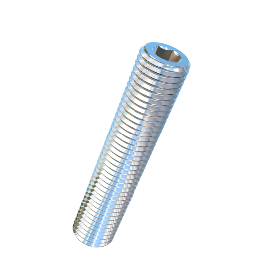 Titanium M12-1.5 Pitch X 60mm Allied Titanium Set Screw, Socket Drive with Cup Point