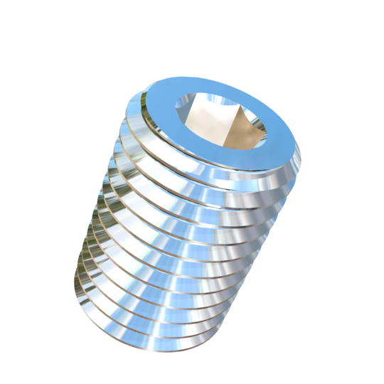 Titanium M2-0.25 Pitch X 3mm Allied Titanium Set Screw, Socket Drive with Flat Point