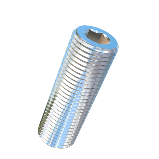 Titanium M20-2 Pitch X 60mm Allied Titanium Set Screw, Socket Drive with Cup Point