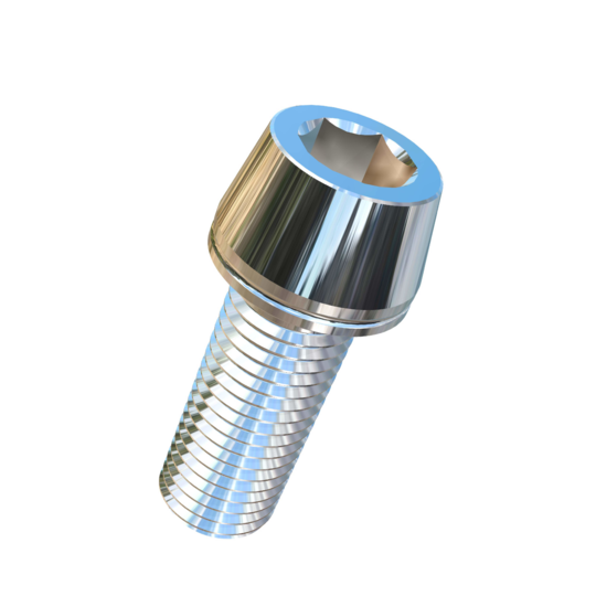 Titanium M8-1 Pitch X 20mm Allied Titanium Taper Head Socket Drive Machine Screw